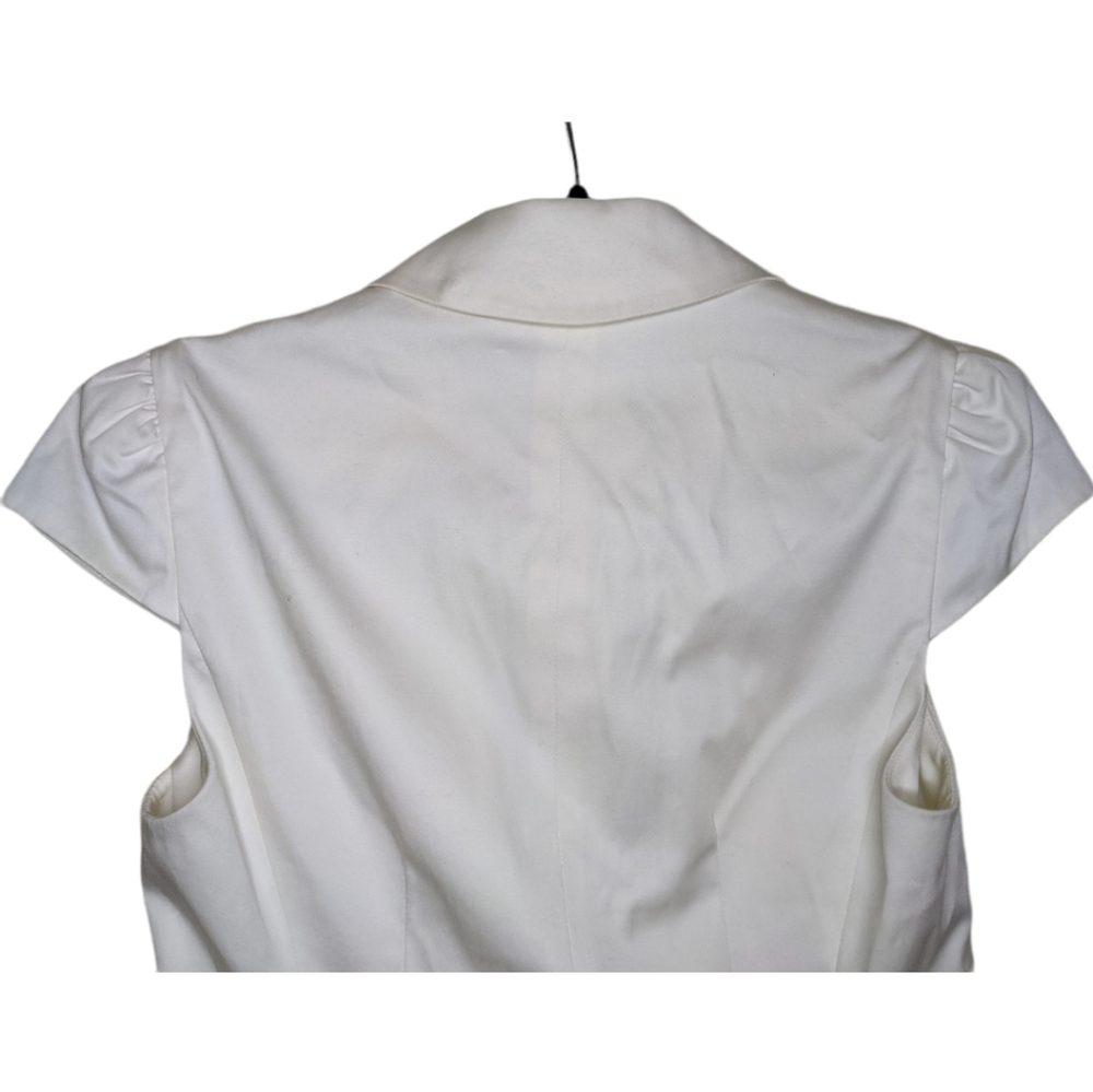 NWT BCBGMaxazria White Short Sleeve Blazer XS - Picture 5 of 11